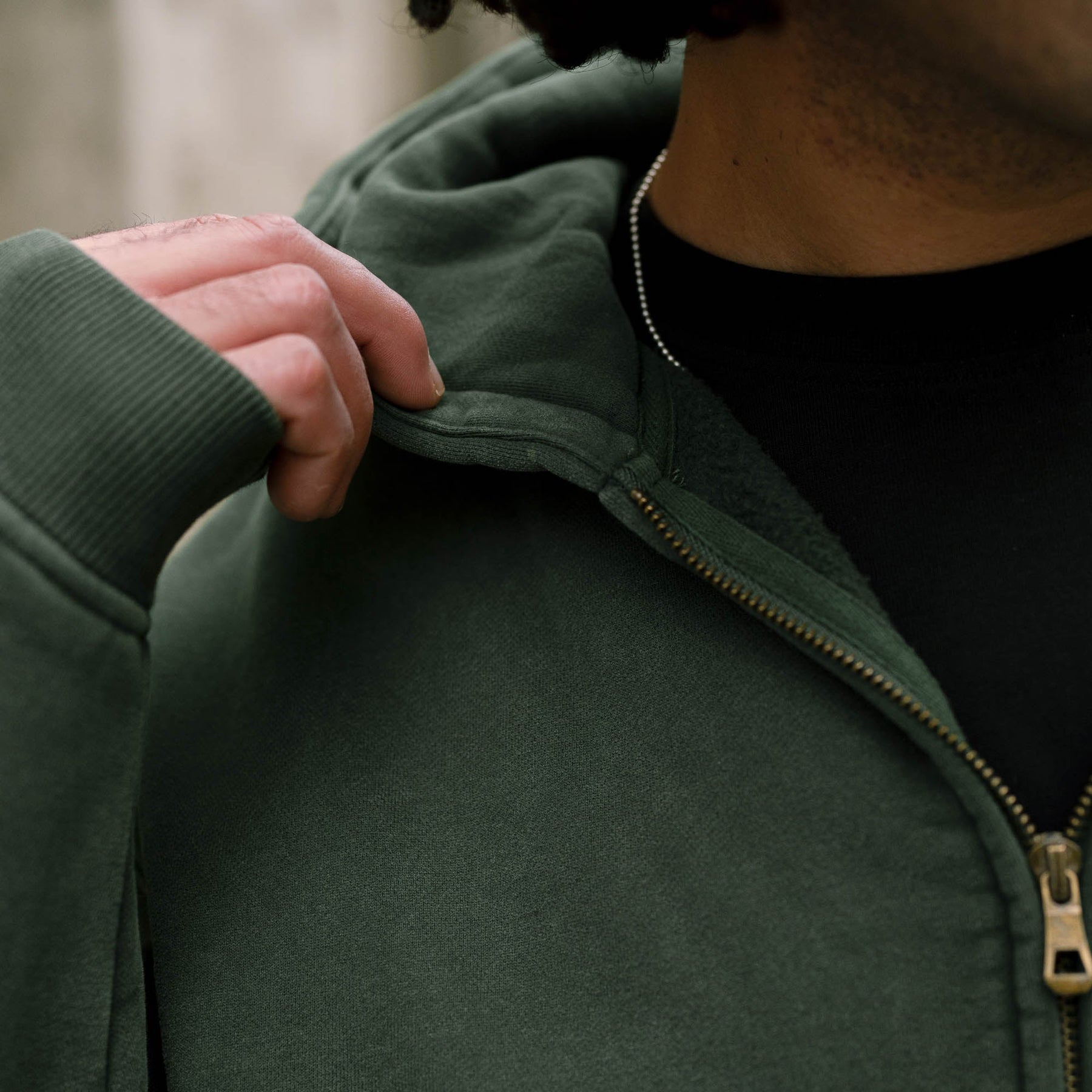 Blusa de Moletom com Capuz Algodão Grosso Estiloso