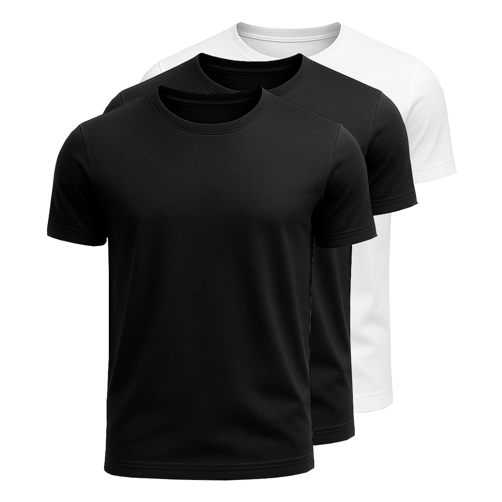 Kit 3 Camisetas Algodão Micm Amsterdam