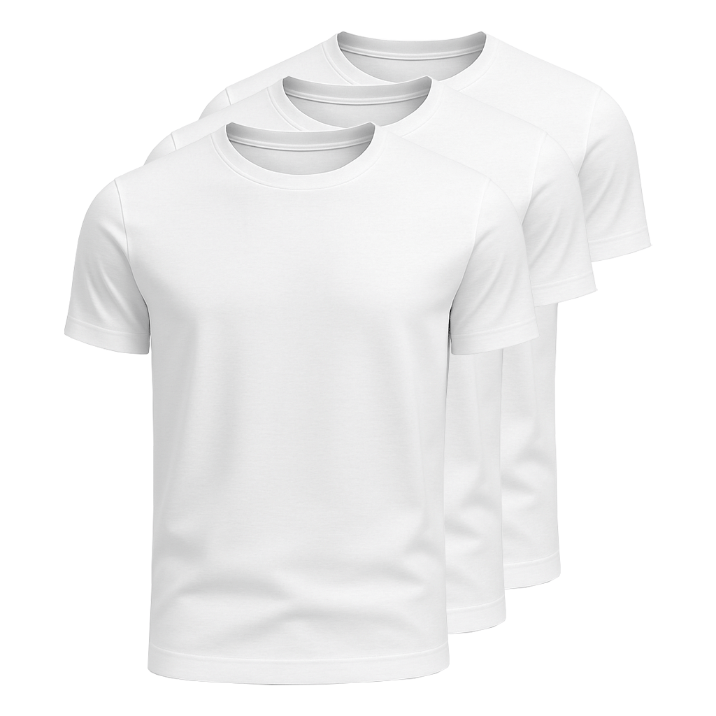 Kit 3 Camisetas Algodão Micm Amsterdam