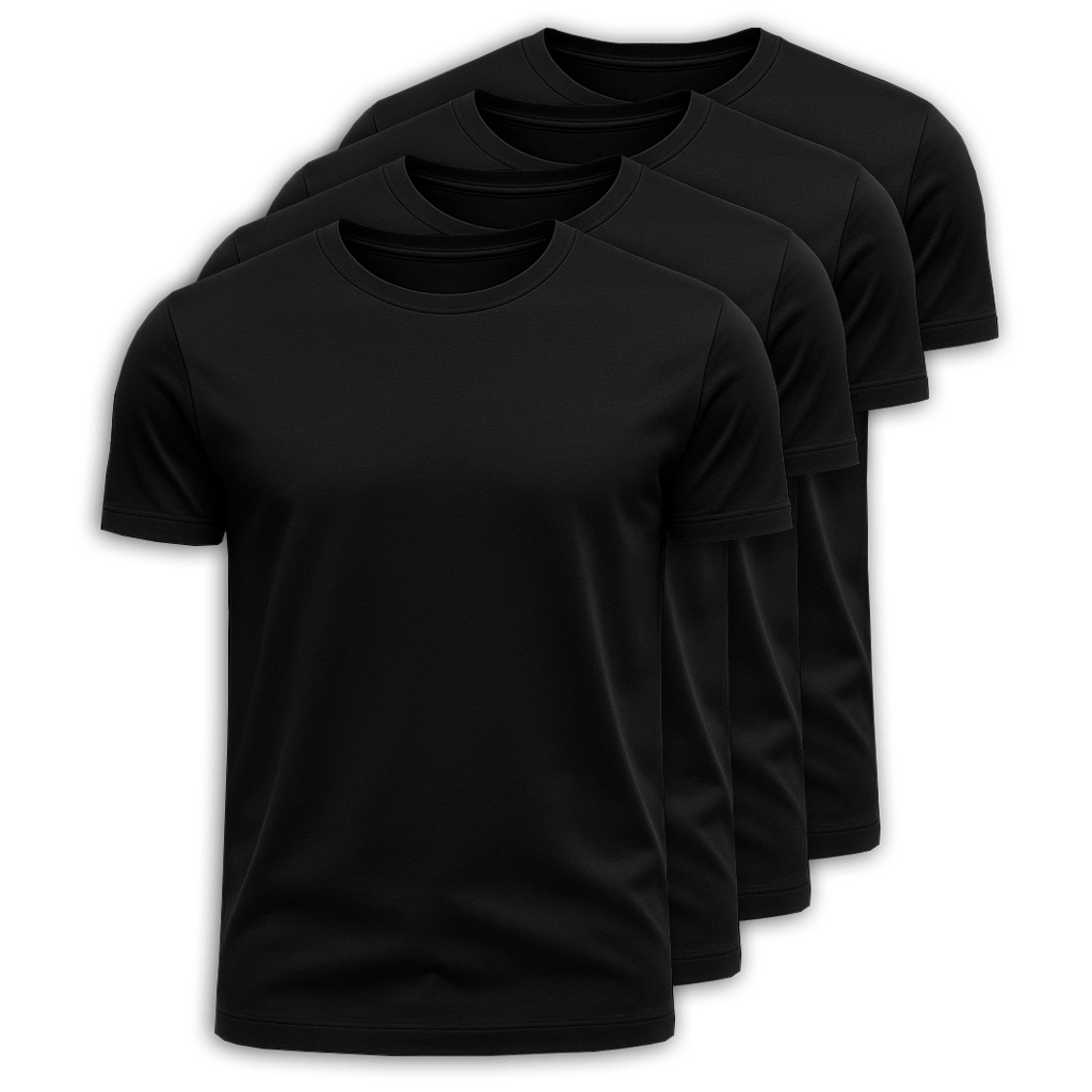 Kit 4 Camisetas 100% Algodão Micm Amsterdam