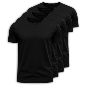 Kit 4 Camisetas 100% Algodão Micm Amsterdam