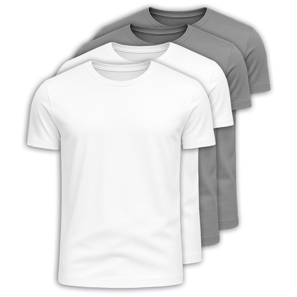 Kit 4 Camisetas 100% Algodão Micm Amsterdam