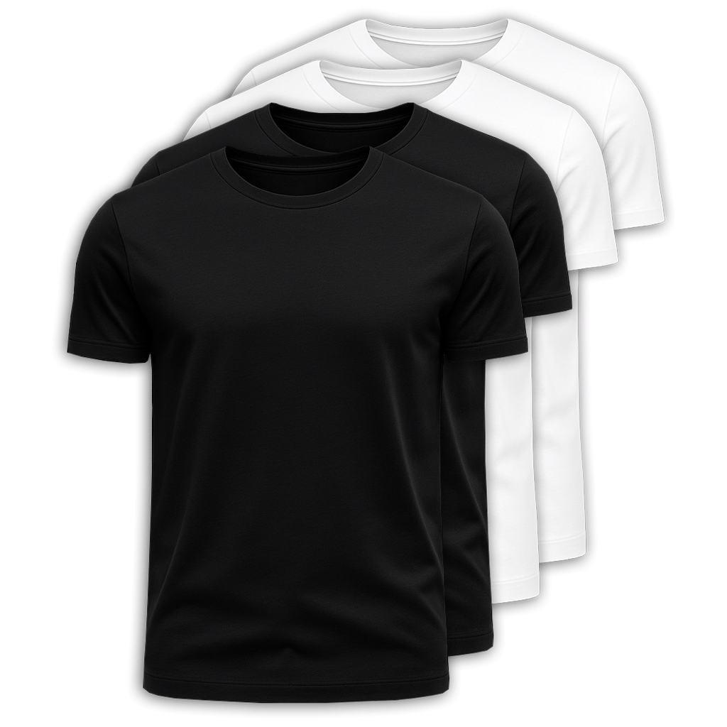 Kit 4 Camisetas 100% Algodão Micm Amsterdam