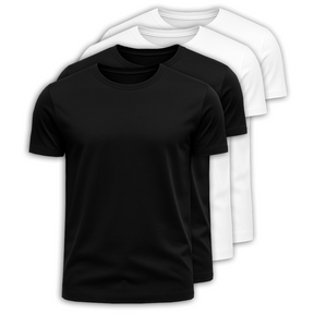 Kit 4 Camisetas 100% Algodão Micm Amsterdam