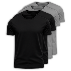 Kit 4 Camisetas 100% Algodão Micm Amsterdam