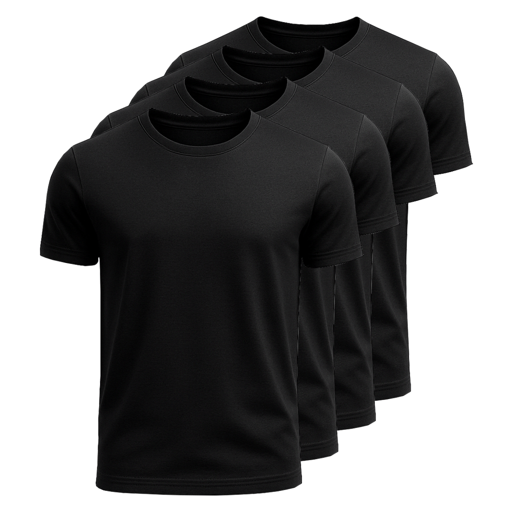 Kit 4 Camisetas Algodão Micm Amsterdam