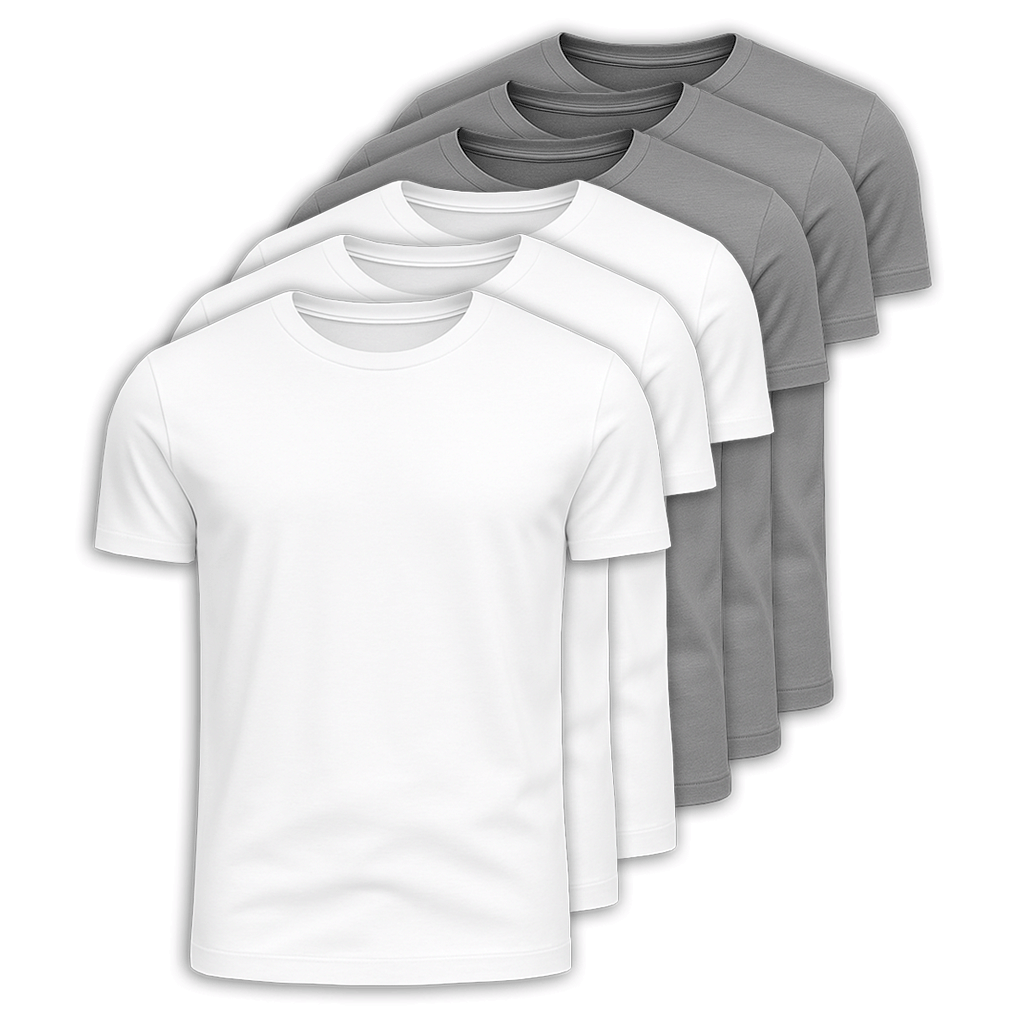 Kit 6 Camisetas Algodão Micm Amsterdam