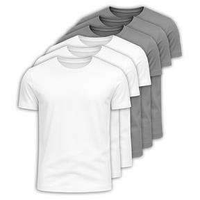 Kit 6 Camisetas Algodão Micm Amsterdam