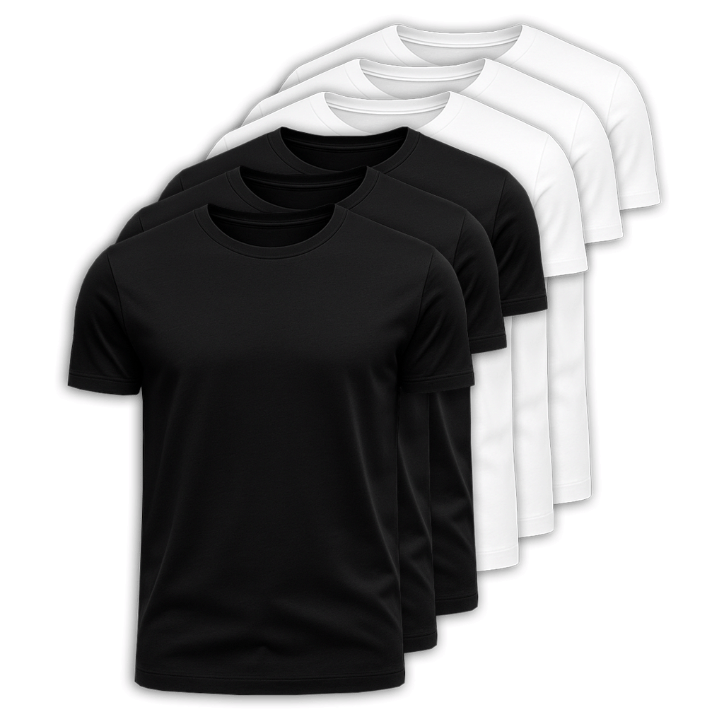 Kit 6 Camisetas Algodão Micm Amsterdam