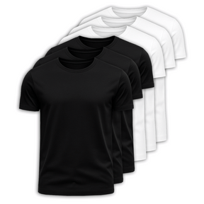 Kit 6 Camisetas Algodão Micm Amsterdam