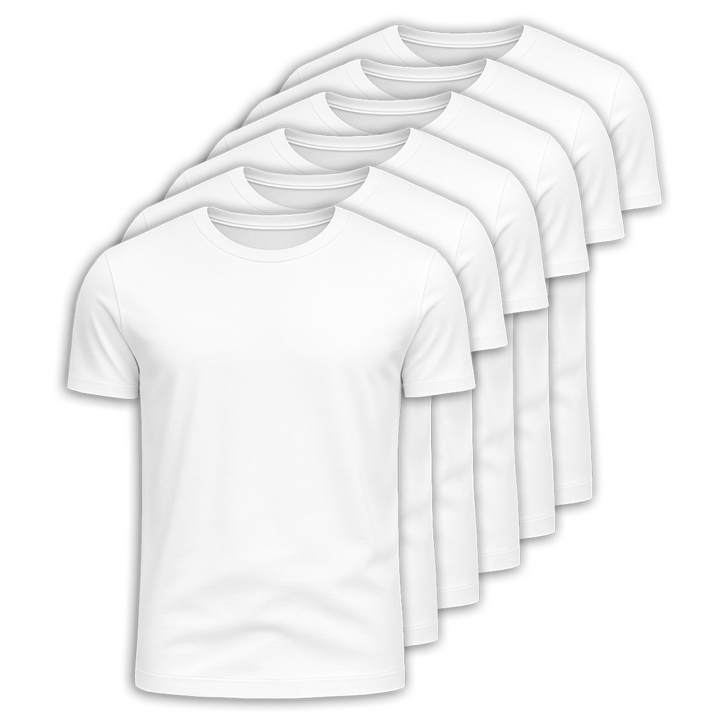 Kit 6 Camisetas Algodão Micm Amsterdam
