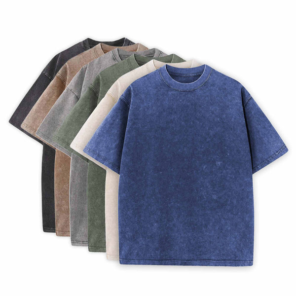 KIT 6 Camisetas 100% Algodão Oversized Promoção